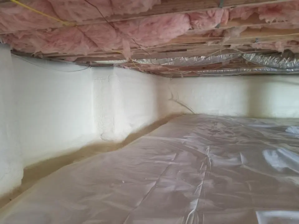 Crawl space encapsulation with closed-cell spray foam for Spray Foam Roofing in Pass Christian